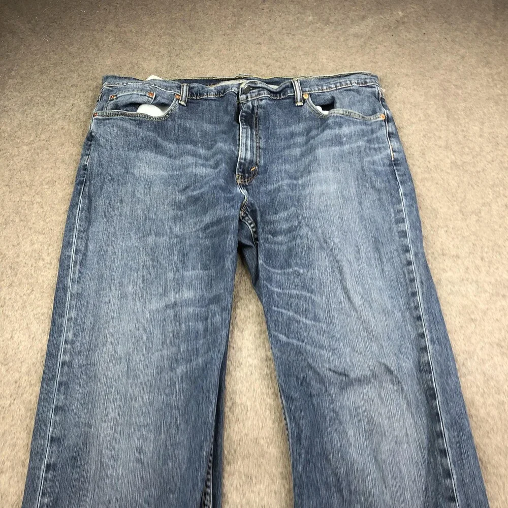 Levis 559 Jeans Mens 42x36 Blue Medium Wash Relaxed Straight Denim Pants Casual